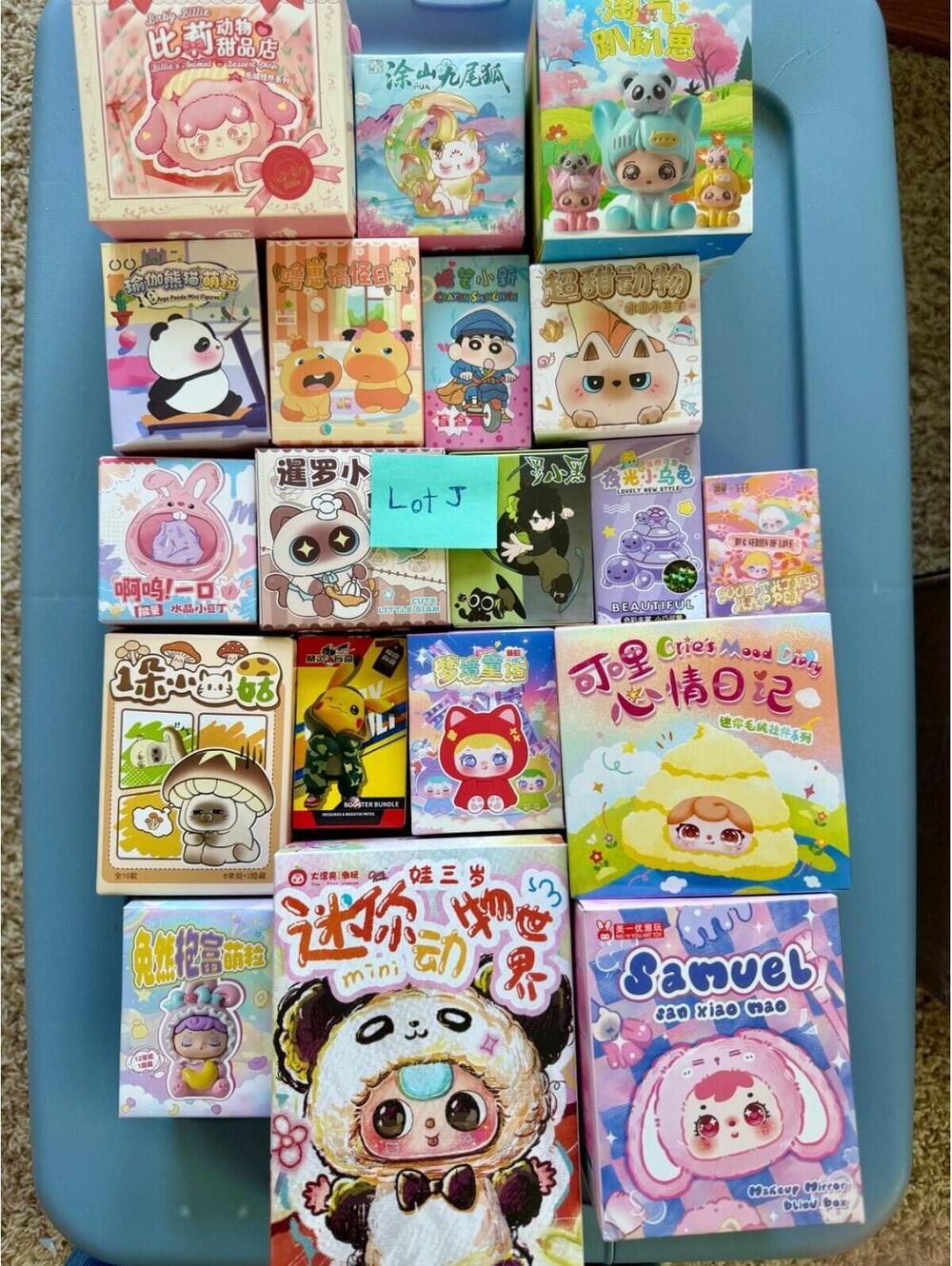 Mixed Lot Bundle 19 New Blind Box Boxes Set Figurines Vinyl Plush Assorted Lot J